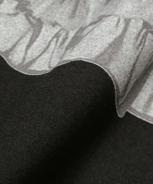 CAROLINA GLASER（カロリナ グレイサー）の「ビスチェプリント コットン Tシャツ（Tシャツ/カットソー・レディース・ブラック/ホワイト・ONE SIZE）」の7枚目の写真