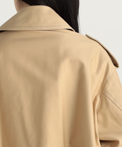 EDITION(エディション)の「コットン ミリタリーコート(ミリタリージャケット・レディース・ブラック/ベージュ・34/36)」の11枚目の写真