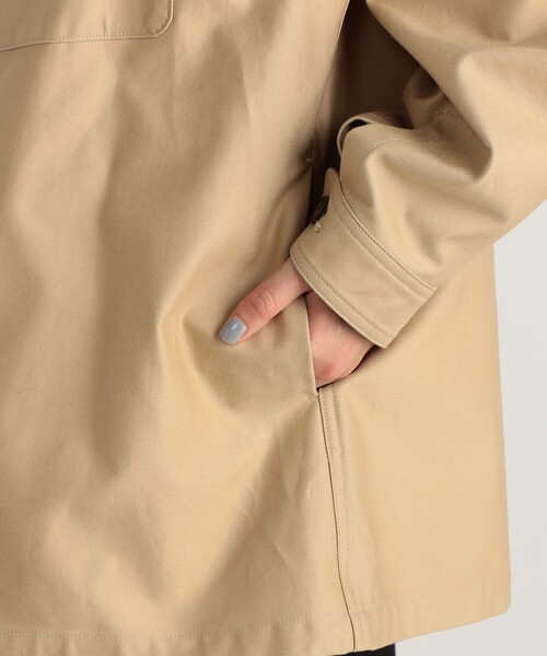 EDITION(エディション)の「コットン ミリタリーコート(ミリタリージャケット・レディース・ブラック/ベージュ・34/36)」の15枚目の写真