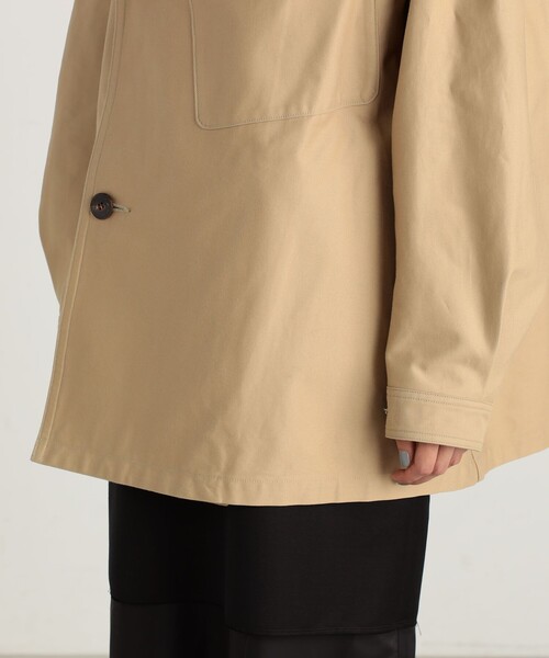 EDITION(エディション)の「コットン ミリタリーコート(ミリタリージャケット・レディース・ブラック/ベージュ・34/36)」の16枚目の写真
