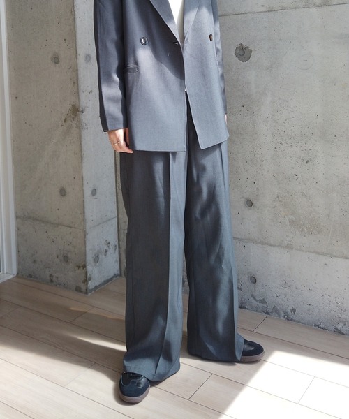 y/m by RIKA（イムバイリカ）の「ツイルタックパンツ（その他パンツ・レディース・グレイッシュベージュ/グレー・FREE）」の11枚目の写真