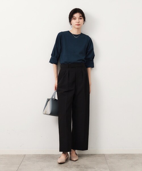 セール】ストレッチ チノワイドパンツ【洗濯機洗い可】（その他パンツ