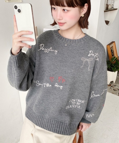 未使用 ブラック&ホワイト ☆ ウール ニット 半袖 プルオーバー １ 日本製 2021F/W 162427 カシミヤ 12G 透かし編みプルオーバー – ＋2