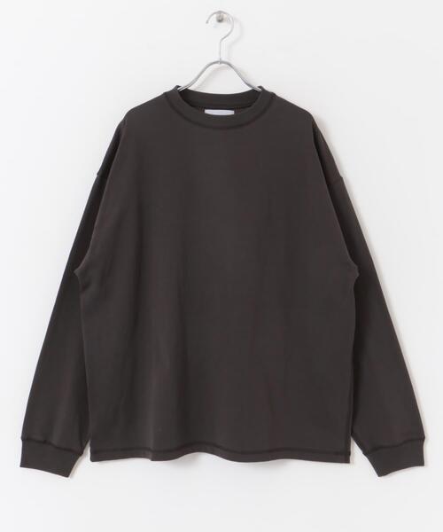 FORK&SPOON（フォークアンドスプーン）の「FORK&SPOON　ハイツイストジャージープルオーバー（Tシャツ/カットソー・メンズ・アイボリー/ダークブラウン・5/4）」の9枚目の写真