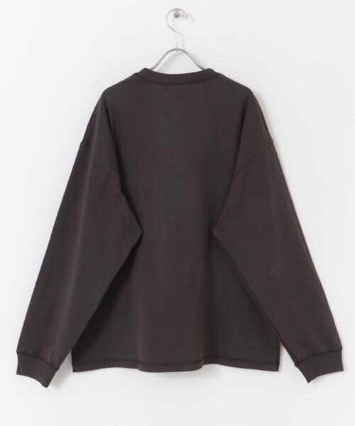 FORK&SPOON（フォークアンドスプーン）の「FORK&SPOON　ハイツイストジャージープルオーバー（Tシャツ/カットソー・メンズ・アイボリー/ダークブラウン・5/4）」の10枚目の写真