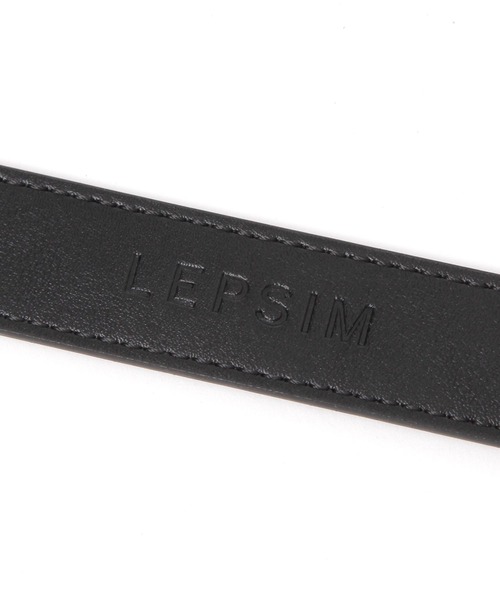 LEPSIM（レプシィム）の「ダブルリングベルト　136615（ベルト・レディース・ダークブラウン/ブラック・ONE SIZE）」の5枚目の写真