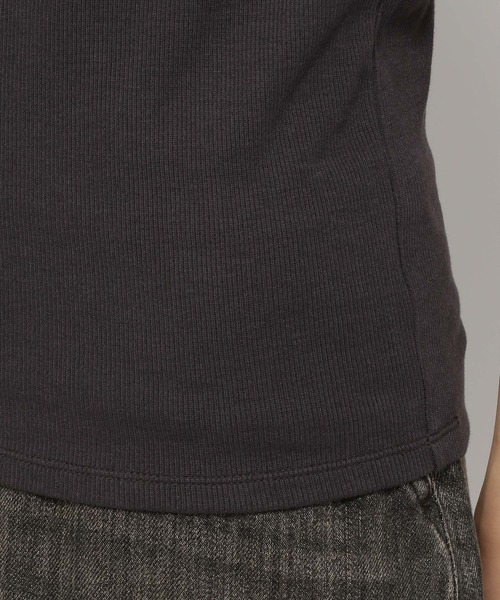 niko and...（ニコアンド）の「【Coca-Cola(コカ･コーラ)】コレクション 刺繍リブタンクトップ（タンクトップ・レディース・チャコール/ホワイト・FREE）」の12枚目の写真