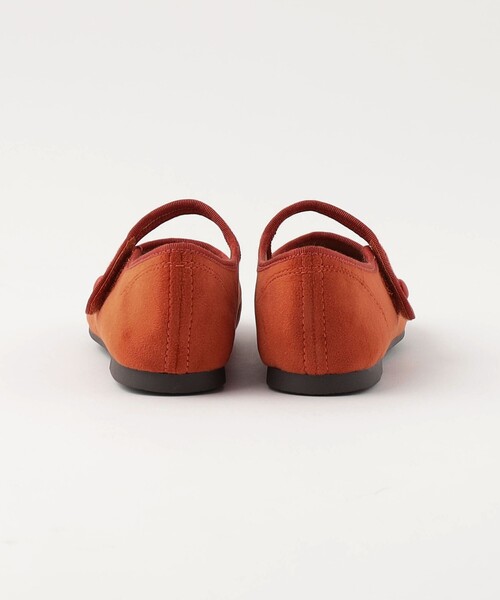 green label relaxing(グリーンレーベルリラクシング)の「TJ ストラップ フラットシューズ / キッズ 22cm-23cm(バレエシューズ・キッズ・オレンジ/ブラック/グレー・23cm/22cm)」の7枚目の写真