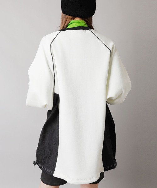 SPINNS（スピンズ）の「ストリート＆グランジ/ゲームシャツデザインスウェット（スウェット・メンズ・ブラック/ネイビー/オフホワイト/ブラウン・ONESIZE）」の6枚目の写真