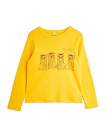 mini rodini / Agatha ドッグ長袖Tシャツ