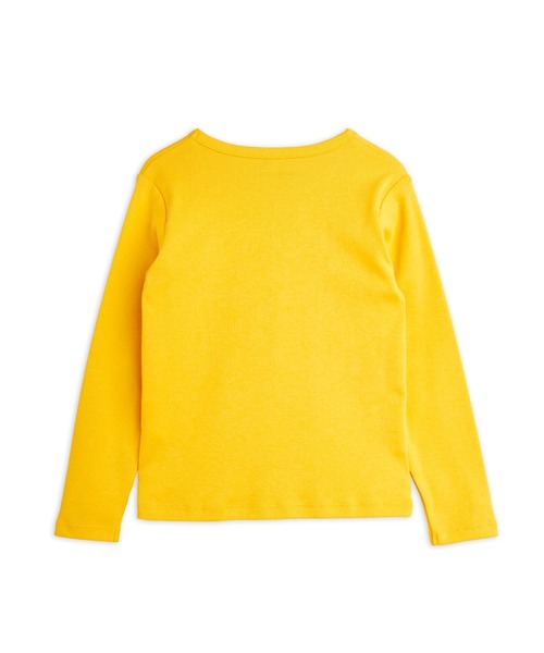 Mini Rodini(ミニロディーニ)の「mini rodini / Agatha ドッグ長袖Tシャツ(Tシャツ/カットソー・キッズ・イエロー・104/110/80/86/92/98/116/122/128/134/140/146)」の2枚目の写真