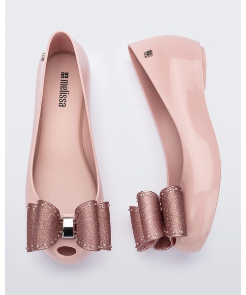 melissa(メリッサ)の「MELISSA ULTRAGIRL CLASSIC BOW AD(バレエシューズ・レディース・ピンク/ベージュ/ゴールド/ブラック/ライトピンク・37/38/39/35-36)」の4枚目の写真
