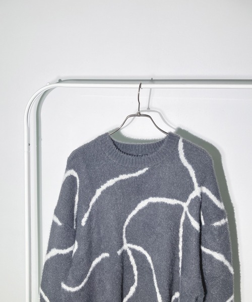 AS KNOW AS plus（アズノゥアズプラス）の「◇選んでアソートデザイン ゆるっとシャギーニットプルオーバー（ニット/セーター・レディース・グレー系/ブラウン系その他/ブラック系/ブルー系その他/アイボリー系/ブルー系その他2/ブラック系その他2・FREE）」の20枚目の写真