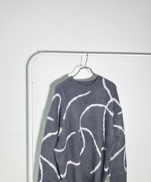 AS KNOW AS plus（アズノゥアズプラス）の「◇選んでアソートデザイン ゆるっとシャギーニットプルオーバー（ニット/セーター・レディース・グレー系/ブラウン系その他/ブラック系/ブルー系その他/アイボリー系/ブルー系その他2/ブラック系その他2・FREE）」の21枚目の写真