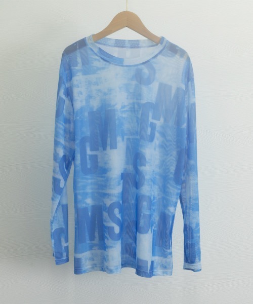 Miniministore(ミニミニストア)の「シアートップス 長袖レディースカットソー(Tシャツ/カットソー・レディース・イエロー×グリーン/ブルー・FREE)」の17枚目の写真