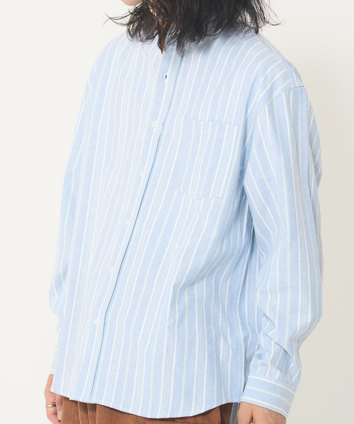ROUGH TRADE(ラフトレード)の「オックス長袖バンドカラーシャツ(M1)(シャツ/ブラウス・メンズ・ホワイト/ピンク/その他1/その他2/その他3/ブルー・MEDIUM/LARGE/X-LARGE)」の20枚目の写真