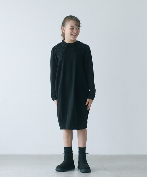 green label relaxing（グリーンレーベルリラクシング）の「サイドジップゴアブーツ / キッズ 22cm-23cm（ブーツ・キッズ・ベージュ/ブラック・22cm/23cm）」の14枚目の写真