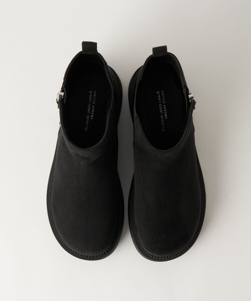 green label relaxing（グリーンレーベルリラクシング）の「サイドジップゴアブーツ / キッズ 22cm-23cm（ブーツ・キッズ・ベージュ/ブラック・22cm/23cm）」の10枚目の写真