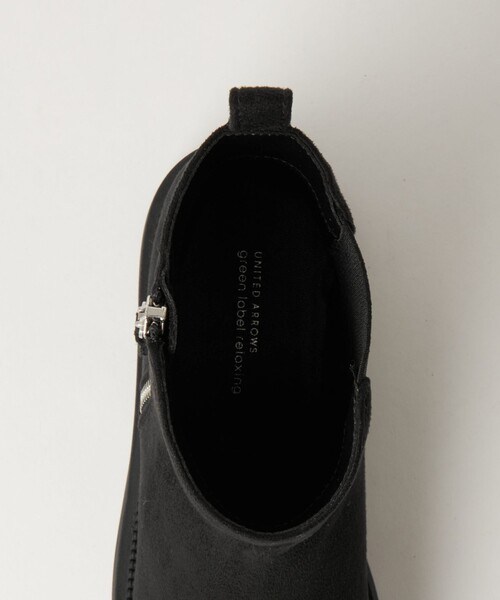 green label relaxing（グリーンレーベルリラクシング）の「サイドジップゴアブーツ / キッズ 22cm-23cm（ブーツ・キッズ・ベージュ/ブラック・22cm/23cm）」の4枚目の写真
