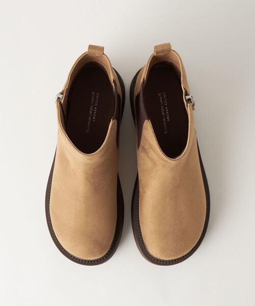 green label relaxing（グリーンレーベルリラクシング）の「サイドジップゴアブーツ / キッズ 22cm-23cm（ブーツ・キッズ・ベージュ/ブラック・22cm/23cm）」の17枚目の写真