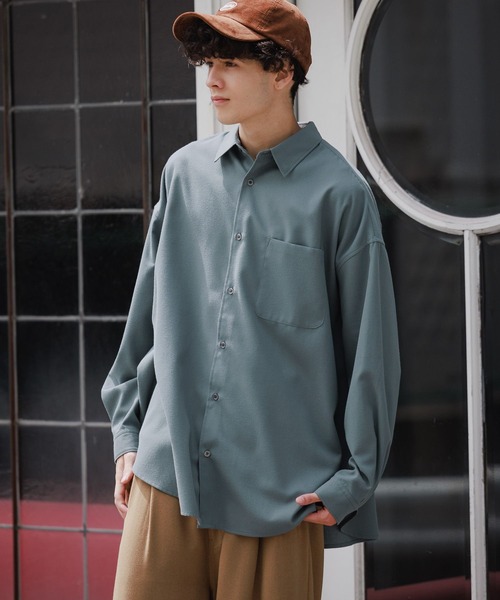 niko and（ニコアンド）の「レギュラーカラーネルシャツ（シャツ