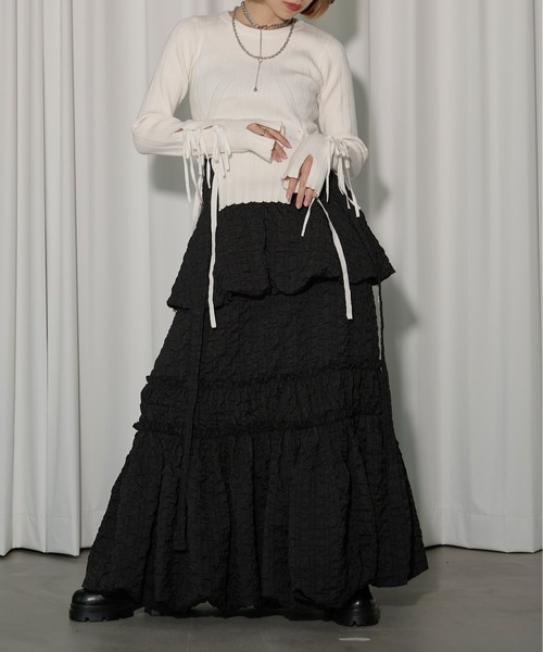 【新品未使用】LOHEN ローヘン　レイヤード2wayスカート Uenui スカート 「ZOZO限定」ナイロン メッシュ レイヤード