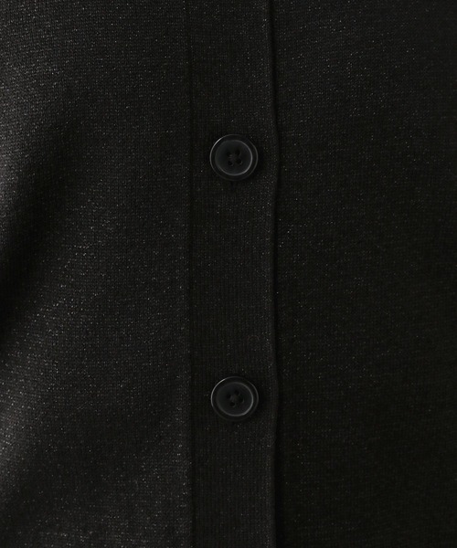 GLOBAL WORK Smile Seed Store（グローバルワーク スマイルシードストア）の「お手入れラクラククルーカーディガン/116058（カーディガン/ボレロ・レディース・ブラック系その他/ブラック×ホワイト/ブルー系その他6/ゴールド系その他・MEDIUM/X-LARGE/SMALL/LARGE）」の18枚目の写真