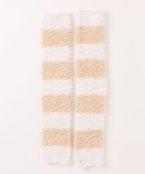 gelato pique（ジェラートピケ）の「ジェラート2ボーダーレッグウォーマー（レッグウォーマー・レディース・チャコールグレー/ブルー/ピンク/イエロー・FREE）」の9枚目の写真