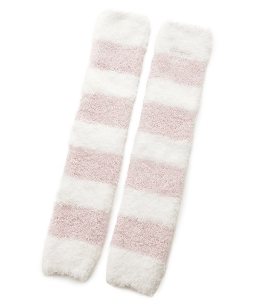 gelato pique（ジェラートピケ）の「ジェラート2ボーダーレッグウォーマー（レッグウォーマー・レディース・チャコールグレー/ブルー/ピンク/イエロー・FREE）」の4枚目の写真