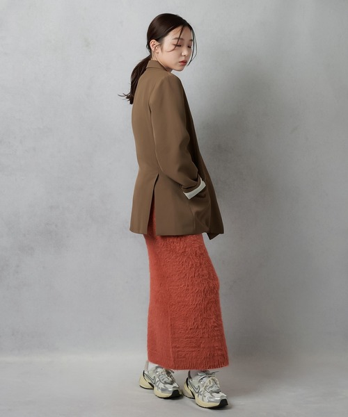 Lull(ルル)の「【Lull / ルル】フェザーニットスカート(スカート・レディース・ブラック/キナリ/テラコッタ・ONESIZE)」の21枚目の写真