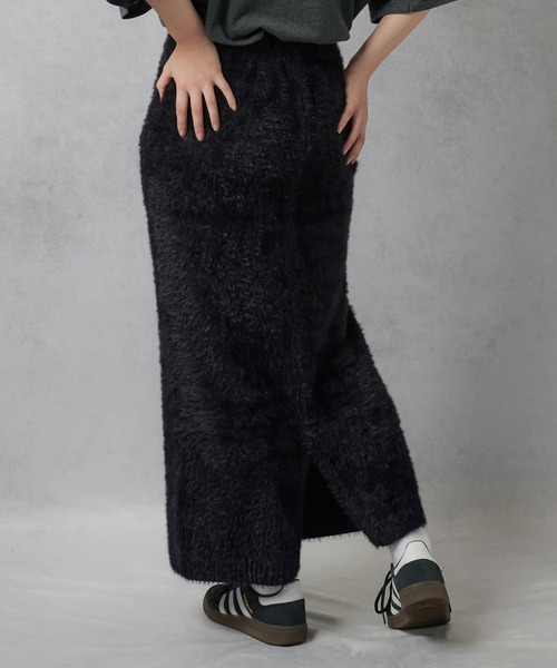 Lull(ルル)の「【Lull / ルル】フェザーニットスカート(スカート・レディース・ブラック/キナリ/テラコッタ・ONESIZE)」の13枚目の写真