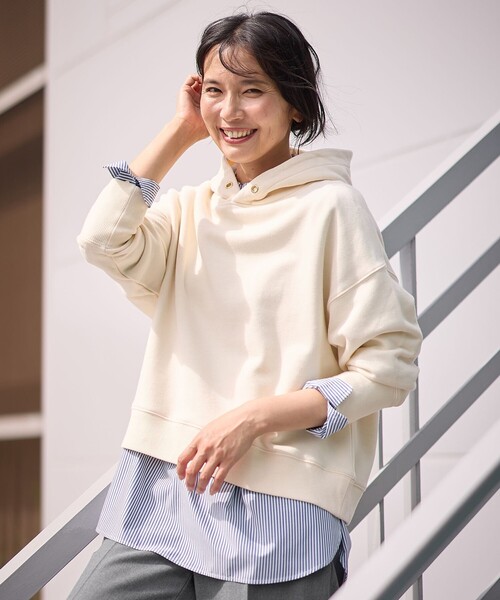 ANY（エニィ）の「【洗濯機可】裏毛フーディ（パーカー）」 - WEAR