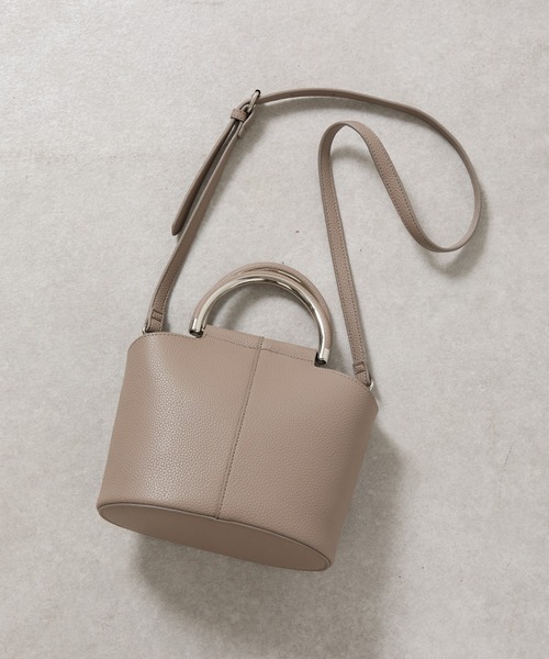 COLONY 2139（コロニートゥーワンスリーナイン）の「金具コンビハンドルバッグ（ハンドバッグ・レディース・ホワイト/ブラック/グレー・FREE）」の8枚目の写真