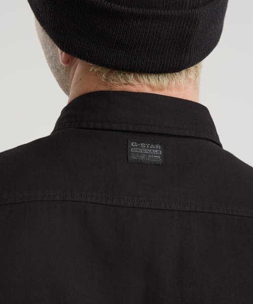 G-STAR(ジースター)の「MARINE SLIM SHIRT/ライトウェイトデニムシャツ(シャツ/ブラウス・メンズ・ダークインディゴブルー/グリーン系その他/ブラック系その他・LARGE/MEDIUM/SMALL/X-SMALL)」の13枚目の写真