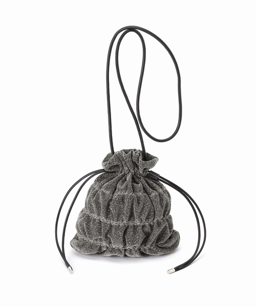 JOURNAL STANDARD relume（ジャーナルスタンダード　レリューム）の「RELUME ラメラメBAG（クラッチバッグ・レディース・ブラウン/シルバー/ネイビー・FREE）」の6枚目の写真