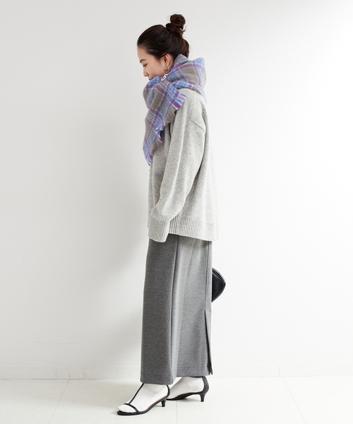 B.C STOCK（ベーセーストック）の「チェックブークレマフラー（マフラー・レディース・ブラック系その他/グリーン/イエロー/ブラウン・FREE）」の6枚目の写真