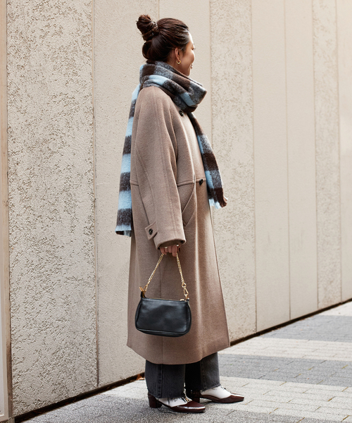 B.C STOCK（ベーセーストック）の「チェックブークレマフラー（マフラー・レディース・ブラック系その他/グリーン/イエロー/ブラウン・FREE）」の13枚目の写真