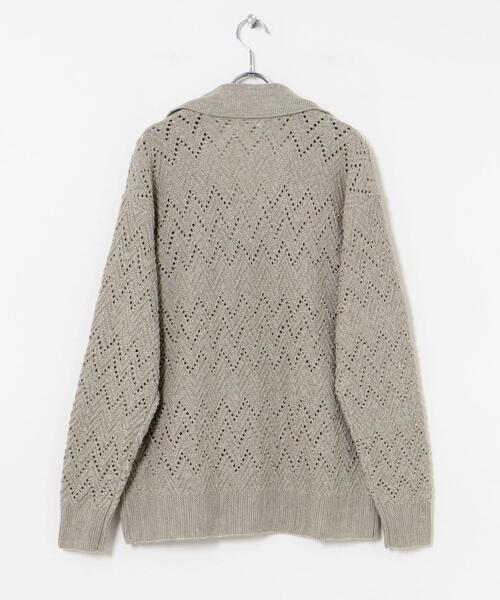 ITEMS URBANRESEARCH(アイテムズ アーバンリサーチ)の「スキッパーニットプルオーバー(ニット/セーター・レディース・ホワイト系その他/ブルー系その他・FREE)」の12枚目の写真