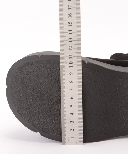 Lace Ladies(レースレディース)の「バックファスナー サイドゴア 厚底 ショート ブーツ(ブーツ・レディース・ブラック・24.5cm/24cm/23.5cm/23cm/22.5cm)」の19枚目の写真