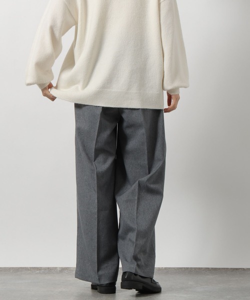 LAKOLE（ラコレ）の「裏起毛タックイージーパンツ / 248323（その他パンツ・レディース・グレー/ブラック/ブラウン/ベージュ・LARGE/MEDIUM/SMALL）」の14枚目の写真