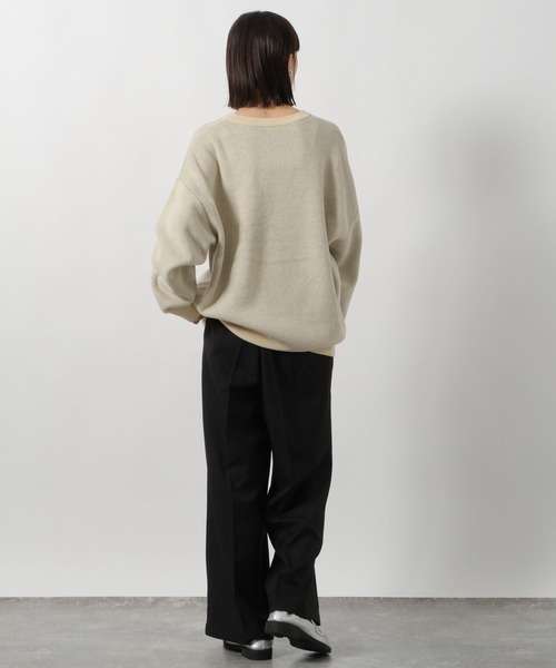 LAKOLE（ラコレ）の「裏起毛タックイージーパンツ / 248323（その他パンツ・レディース・グレー/ブラック/ブラウン/ベージュ・LARGE/MEDIUM/SMALL）」の17枚目の写真