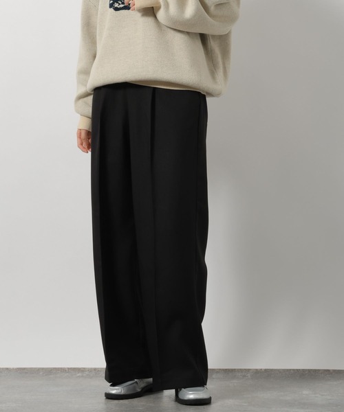 LAKOLE（ラコレ）の「裏起毛タックイージーパンツ / 248323（その他パンツ・レディース・グレー/ブラック/ブラウン/ベージュ・LARGE/MEDIUM/SMALL）」の18枚目の写真