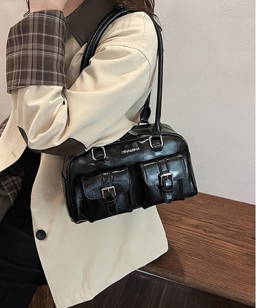セール】Y2K レトロ バックルデザインBAG / 500mlペットボトル収納可能