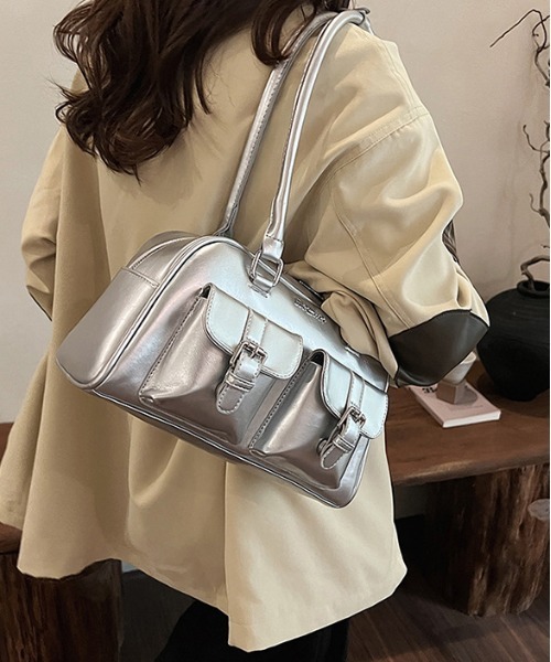 セール】Y2K レトロ バックルデザインBAG / 500mlペットボトル収納可能