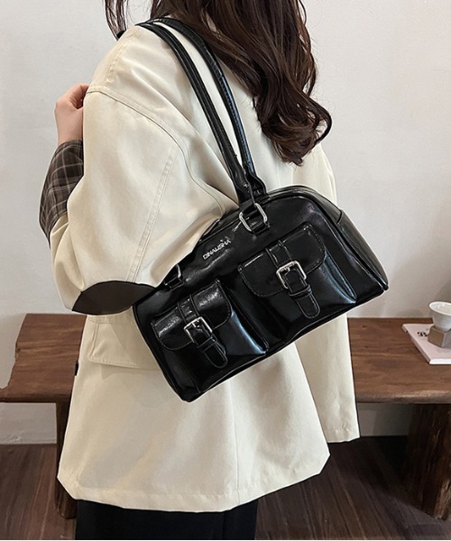 セール】Y2K レトロ バックルデザインBAG / 500mlペットボトル収納可能