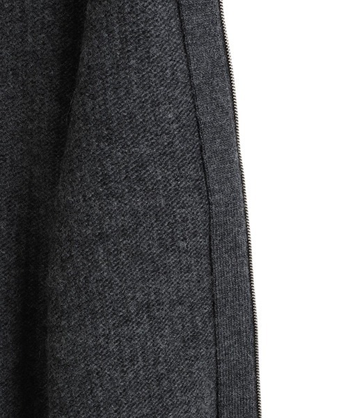 crepuscule（クレプスキュール）の「crepuscule / クレプスキュール : L-G Zip-up Vest : 2403-020[COR]（ベスト・メンズ・チャコールグレー・1/2）」の6枚目の写真