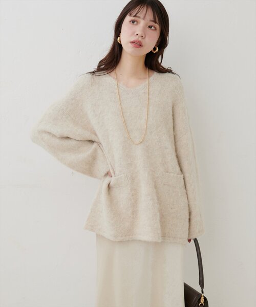 ジューシークチュール　Vネックニット セール】【WEB限定】Vネックニットプルオーバー（ニット/セーター