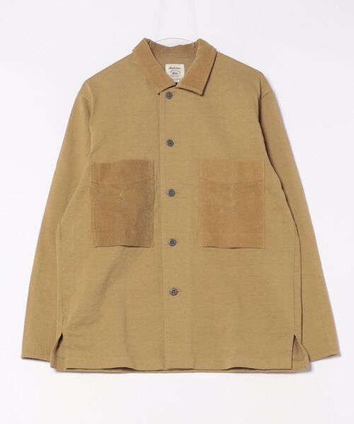 Jackman（ジャックマン）の「Dotsume BB Shirt（シャツ/ブラウス・メンズ・ブラック/パープル系その他/グリーン系その他2・MEDIUM/LARGE）」の4枚目の写真