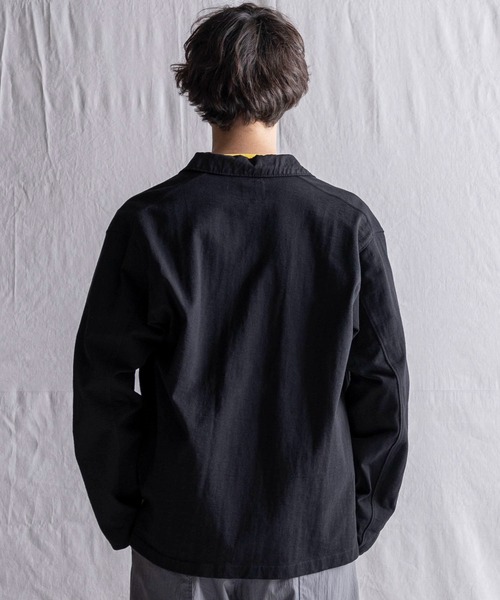 Jackman（ジャックマン）の「Dotsume BB Shirt（シャツ/ブラウス・メンズ・ブラック/パープル系その他/グリーン系その他2・MEDIUM/LARGE）」の12枚目の写真