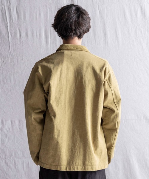 Jackman（ジャックマン）の「Dotsume BB Shirt（シャツ/ブラウス・メンズ・ブラック/パープル系その他/グリーン系その他2・MEDIUM/LARGE）」の10枚目の写真